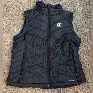 Michigan State University Columbia Puffer Vest Size Adult XXL Women’s
